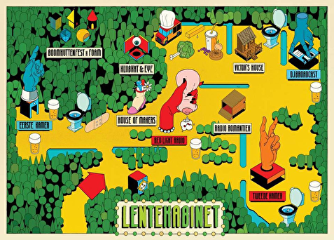 plattegrond Lente Kabinet Festival