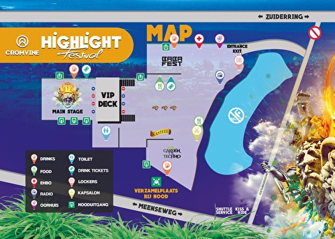 plattegrond Highlight Festival