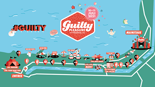 plattegrond Guilty Pleasure Festival