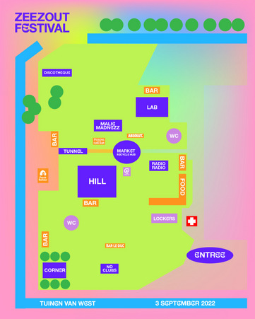 plattegrond ZeeZout Festival