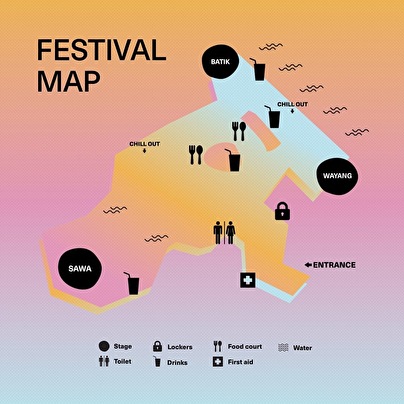 plattegrond PIV Festival