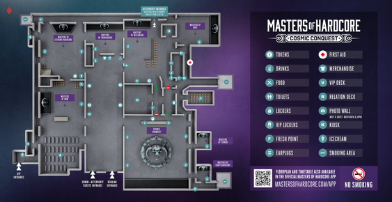 plattegrond Masters of Hardcore After