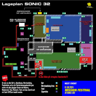 plattegrond Sonic