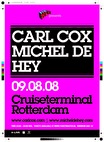 Carl Cox exclusief indoor in Rotterdam