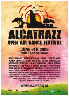 Timetable Alcatrazz Festival bekend