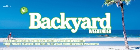 Backyard weekender in Patronaat en met Zandvoort Alive