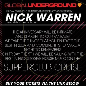 Nick Warren en 16 bit lolita's aanstaande vrijdag bij Global Underground