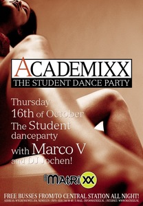 Marco V tijdens Student-Danceparty AcademiXX