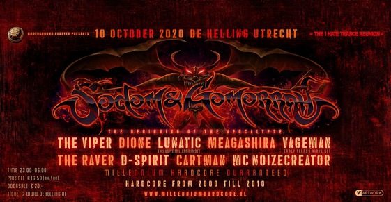 Underground Forever keihard terug na 9 jaar met nieuw Millennium Hardcore concept: Sodom & Gomorrah