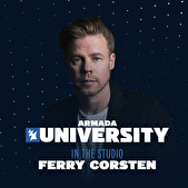 Ferry Corsten launches in-depth music production masterclass with armada university and faderpro in the studio