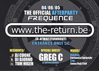 The Return Presents - The  Frequence Afterparty
