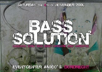 Zaterdag 4 november; Bass Solution