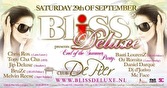Bliss Deluxe presents: The end of the summer party