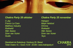 Nieuwe editie Chakra Party 28 oktober