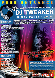 DJ Tweaker B-Day Party