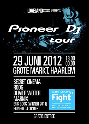 Pioneer DJ Tour for Fight cancer