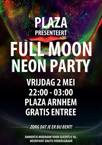 Full moon neon party