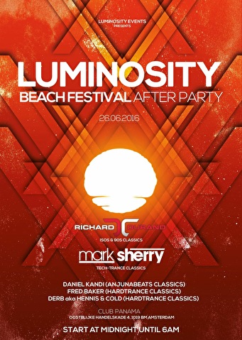 Luminosity Beach Festival Official Afterparty