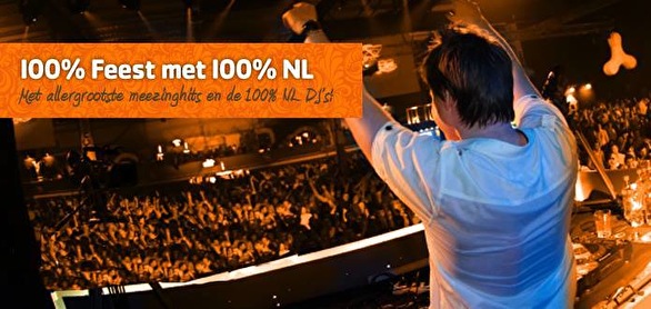 100% Feest met 100% NL op de Nieuwendijk