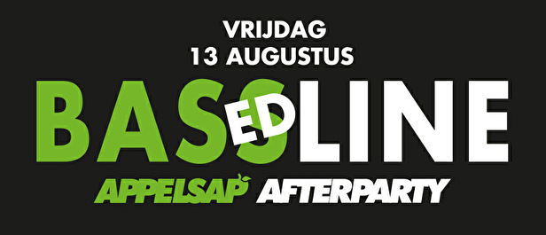 Bassline Official Appelsap afterparty