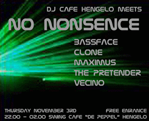 DJ café Hengelo meets No Nonsence