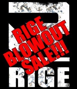 Rige Blow Out Sale II - Christmas Edition