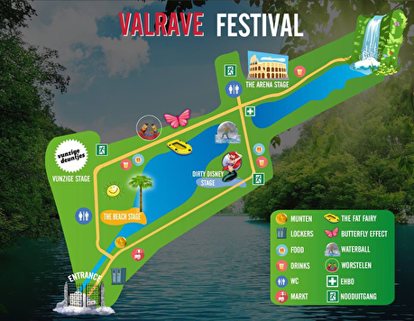 plattegrond Valrave Festival