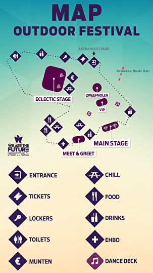 plattegrond We Are The Future Festival
