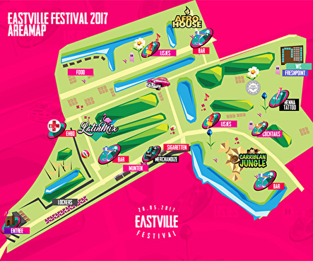 plattegrond LatinVillage Festival
