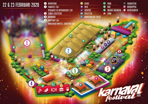 plattegrond Karnaval Festival
