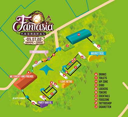 plattegrond Fantasia Festival