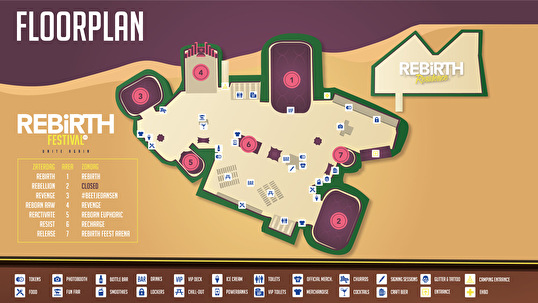 plattegrond REBiRTH Festival