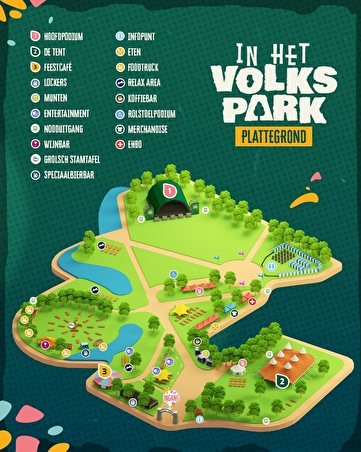 plattegrond In Het Volkspark
