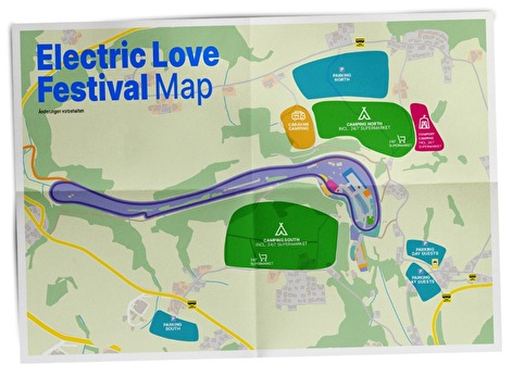 plattegrond Electric Love Festival