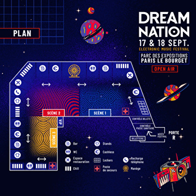 plattegrond Dream Nation Festival