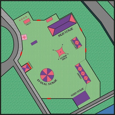 plattegrond Stadsliefde Festival