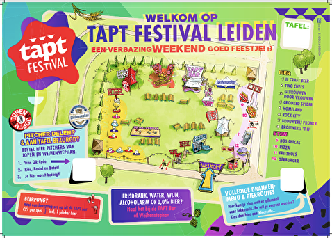 plattegrond TAPT Festival