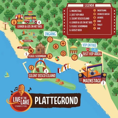 plattegrond Live at the Lake