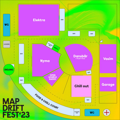 plattegrond Drift Festival