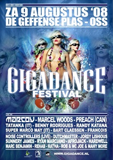 Line up Gigadance festival