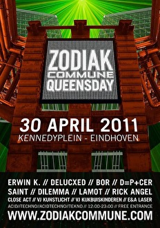 Nieuwe limited edition Zodiak Commune Records verkrijgbaar op Koninginnedag in Eindhoven