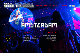G-Shock presenteert Shock The World Amsterdam