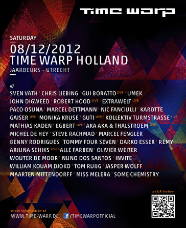 Time Warp Holland viert vijfde verjaardag met gevarieerde line-up