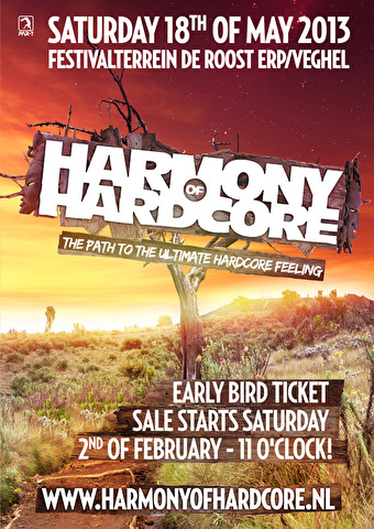 Harmony of Hardcore start op 2 februari early bird verkoop