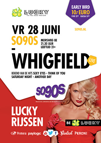 Whigfield live on stage tijdens So90s in Lucky Rijssen