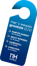 Martin Garrix, Nicky Romero, Hardwell en Afrojack in Hotel 538 tijdens Amsterdam Dance Event