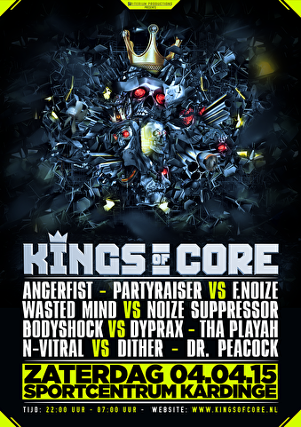 Nostalgisch Kardinge vormt 4 april het toneel voor Kings of Core
