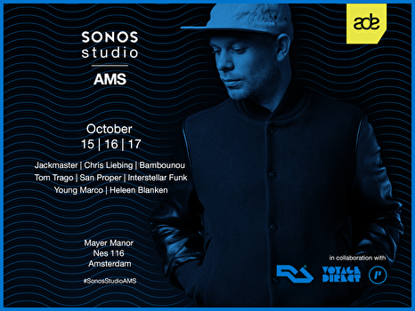 Line-up Sonos Studio ADE bekend