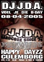 Prijswinnaars VIP Voel je die B-Day - The DJ J.D.A. Birthday party