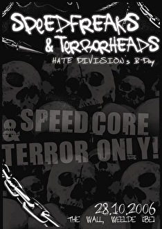 Speedfreaks & Terrorheads in The Wall afgelast